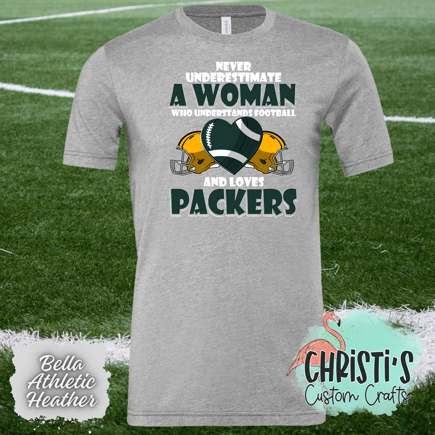 Never underestimate a woman who understands football and loves the Packers