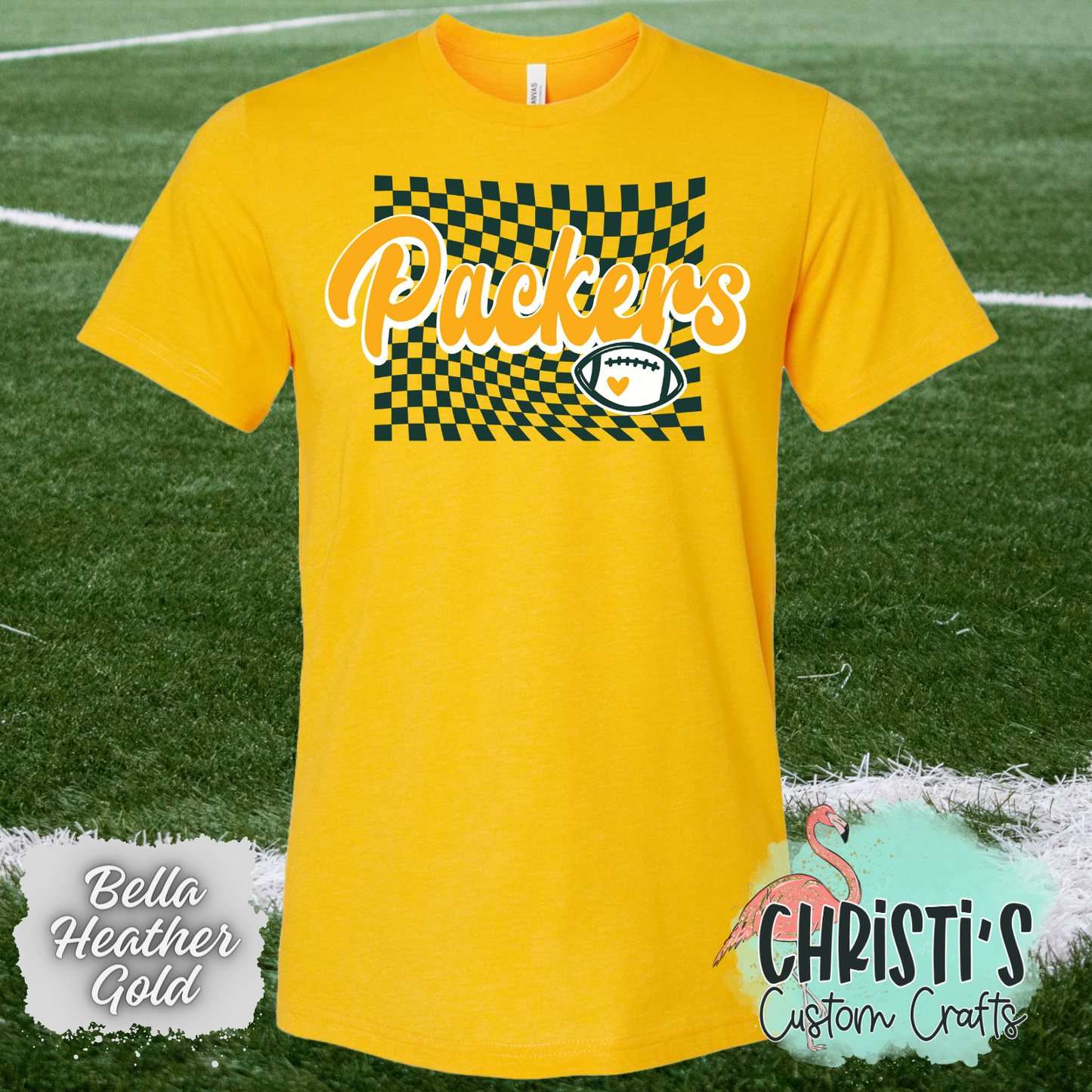 Checkered Background Packers