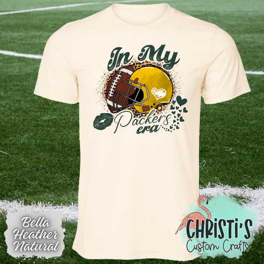 In my Packers Era leopard background