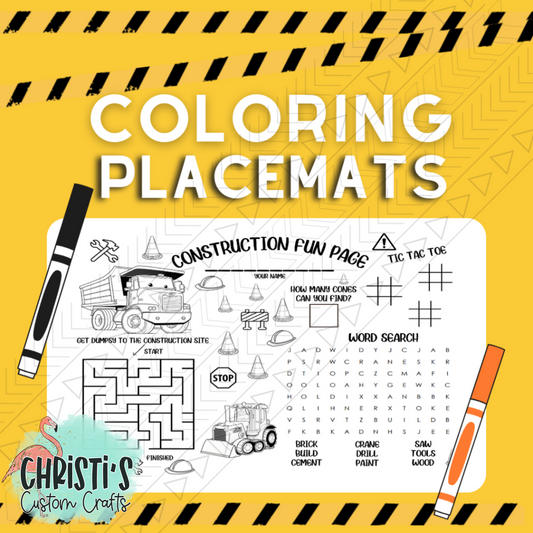 Construction Placemat