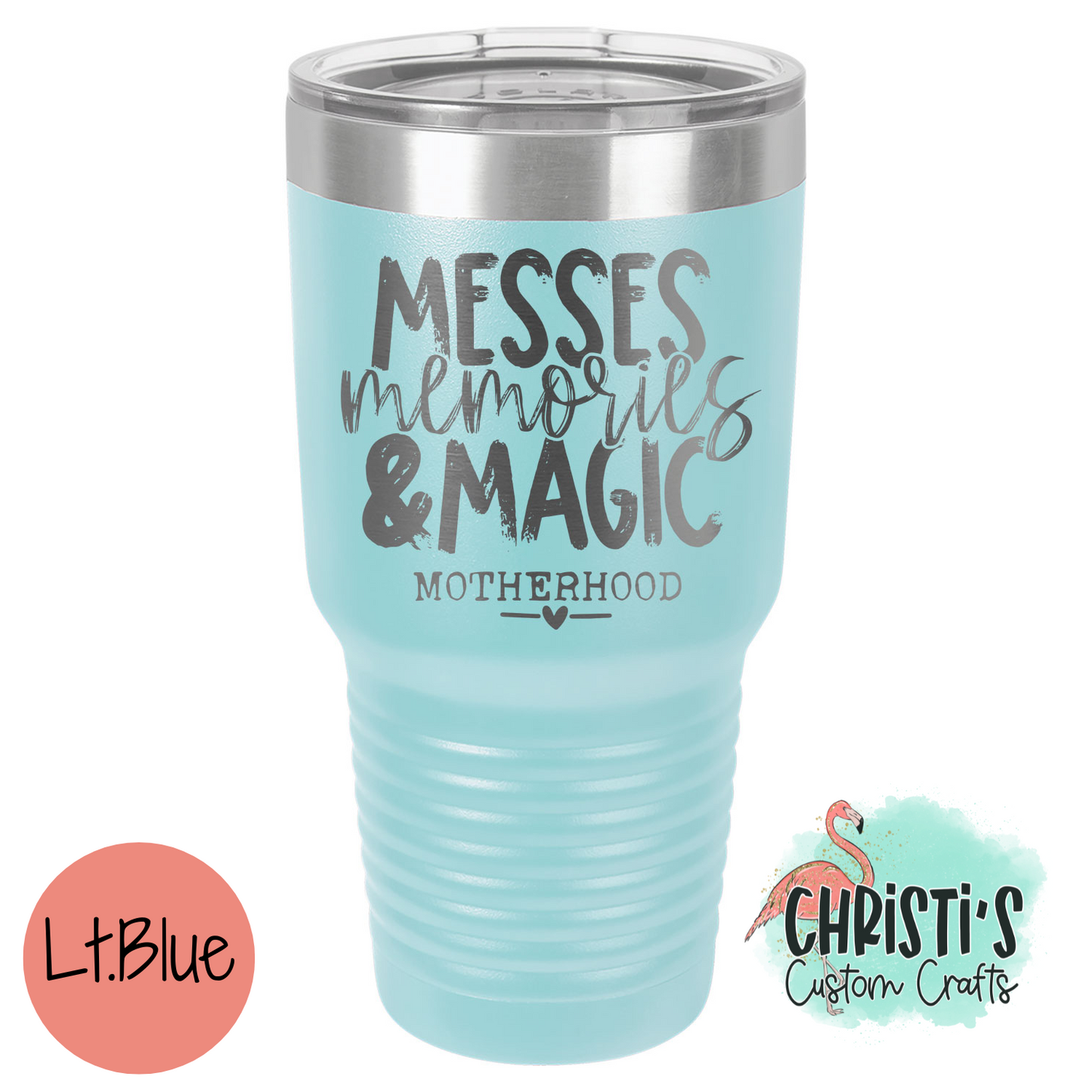 Messes Memories & Magic Powder Coated Tumblers