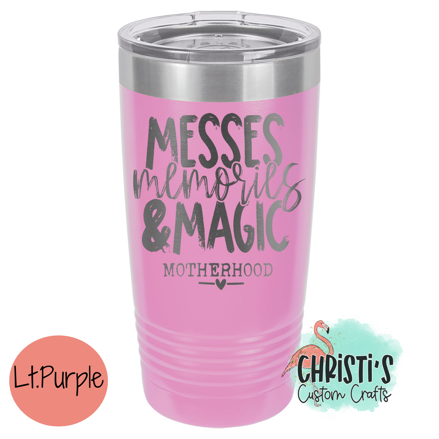 Messes Memories & Magic Powder Coated Tumblers