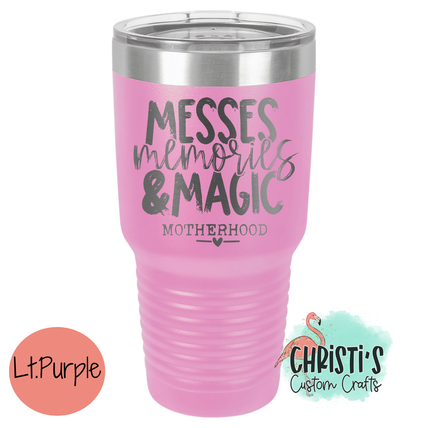 Messes Memories & Magic Powder Coated Tumblers