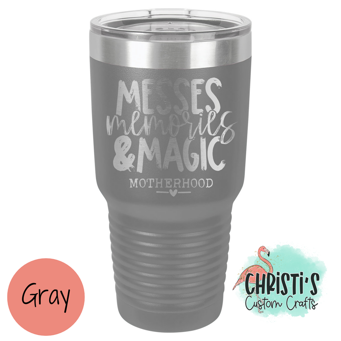 Messes Memories & Magic Powder Coated Tumblers