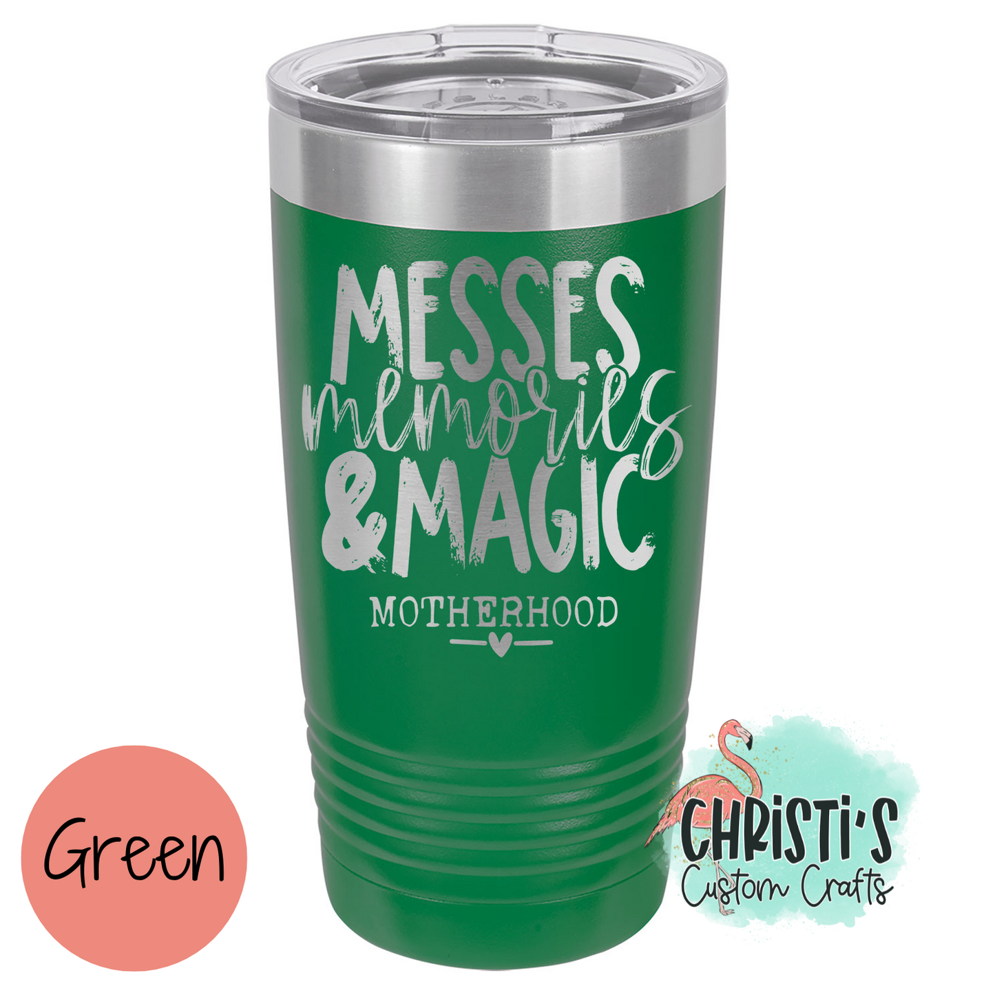 Messes Memories & Magic Powder Coated Tumblers