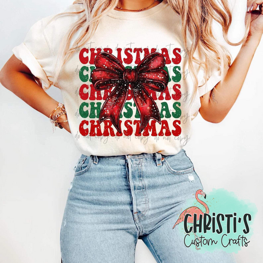 Christmas repeat with Red Bow