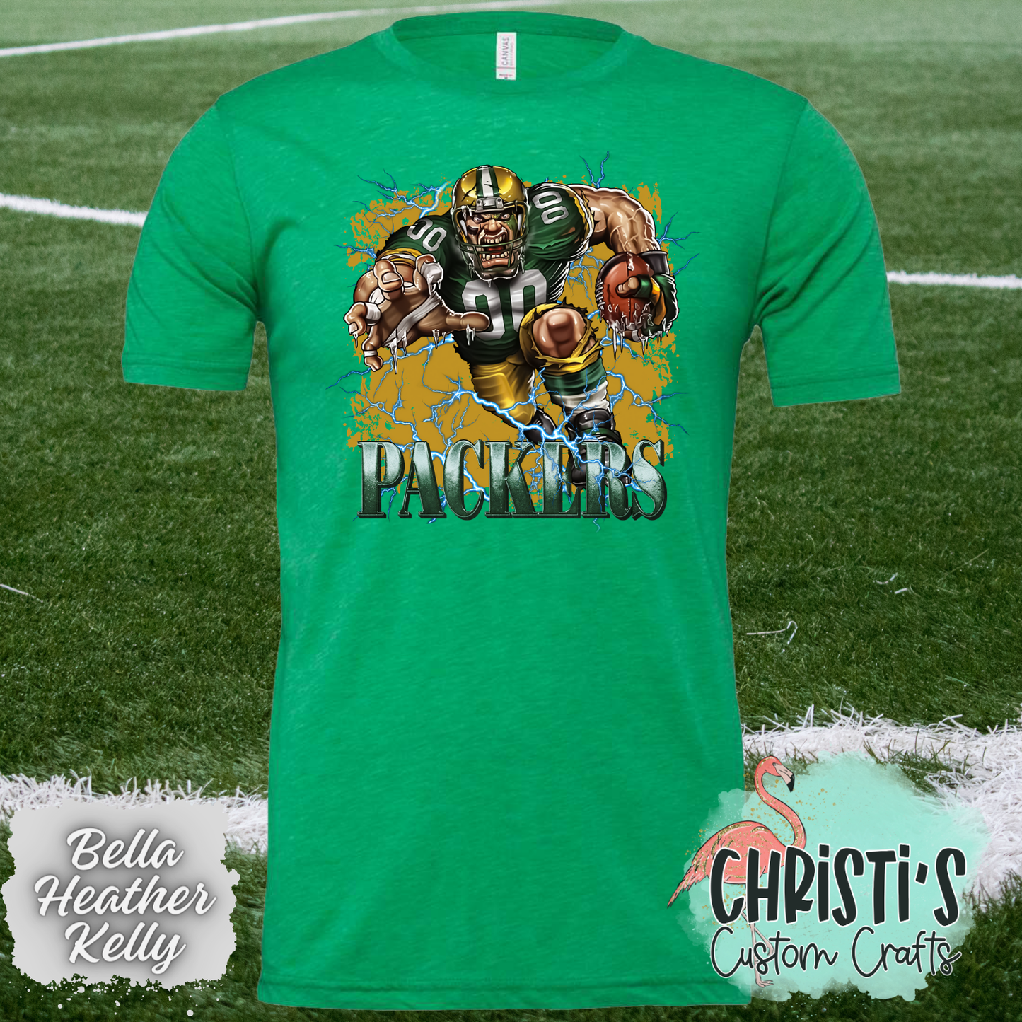 Packers Football Breakout Player with background
