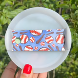 Baseball Print Tumbler Topper