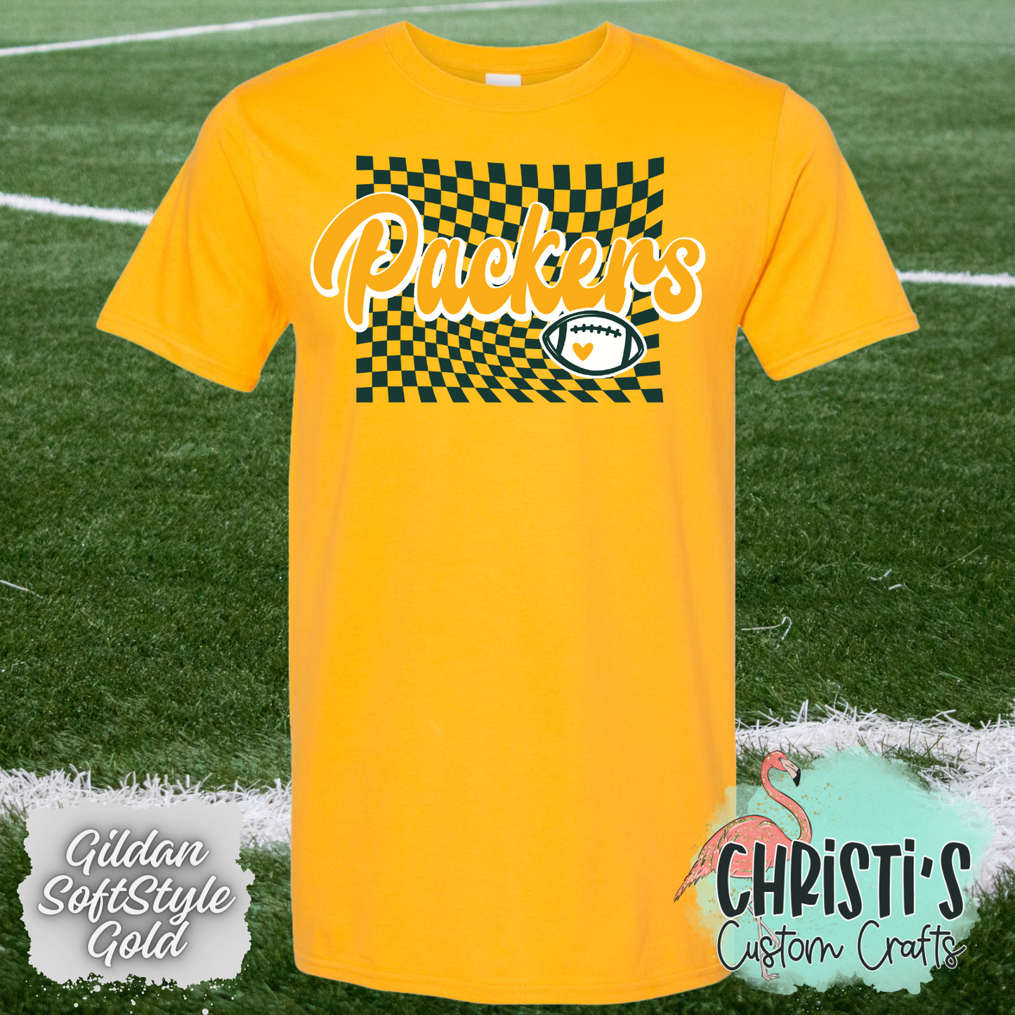 Checkered Background Packers