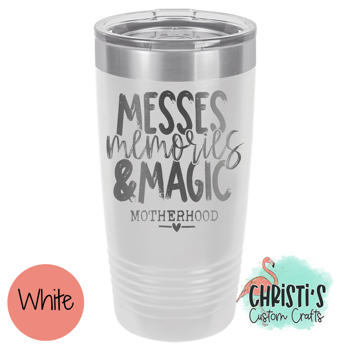 Messes Memories & Magic Powder Coated Tumblers