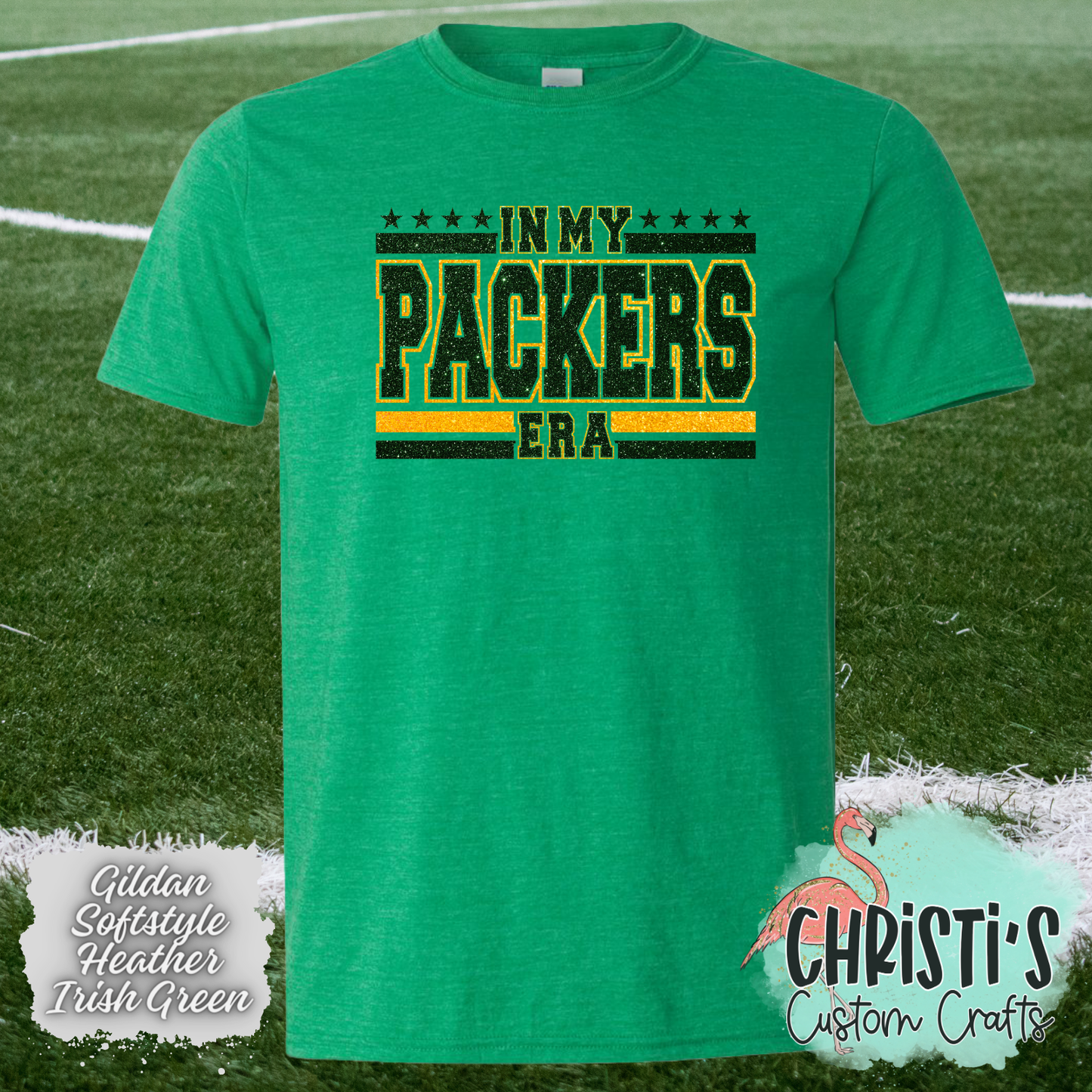 In My Packers Era (faux glitter look)