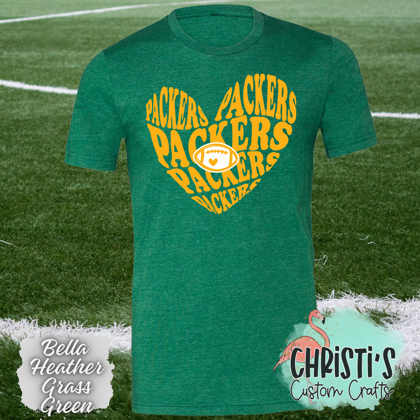 Packers repeat Heart Shape