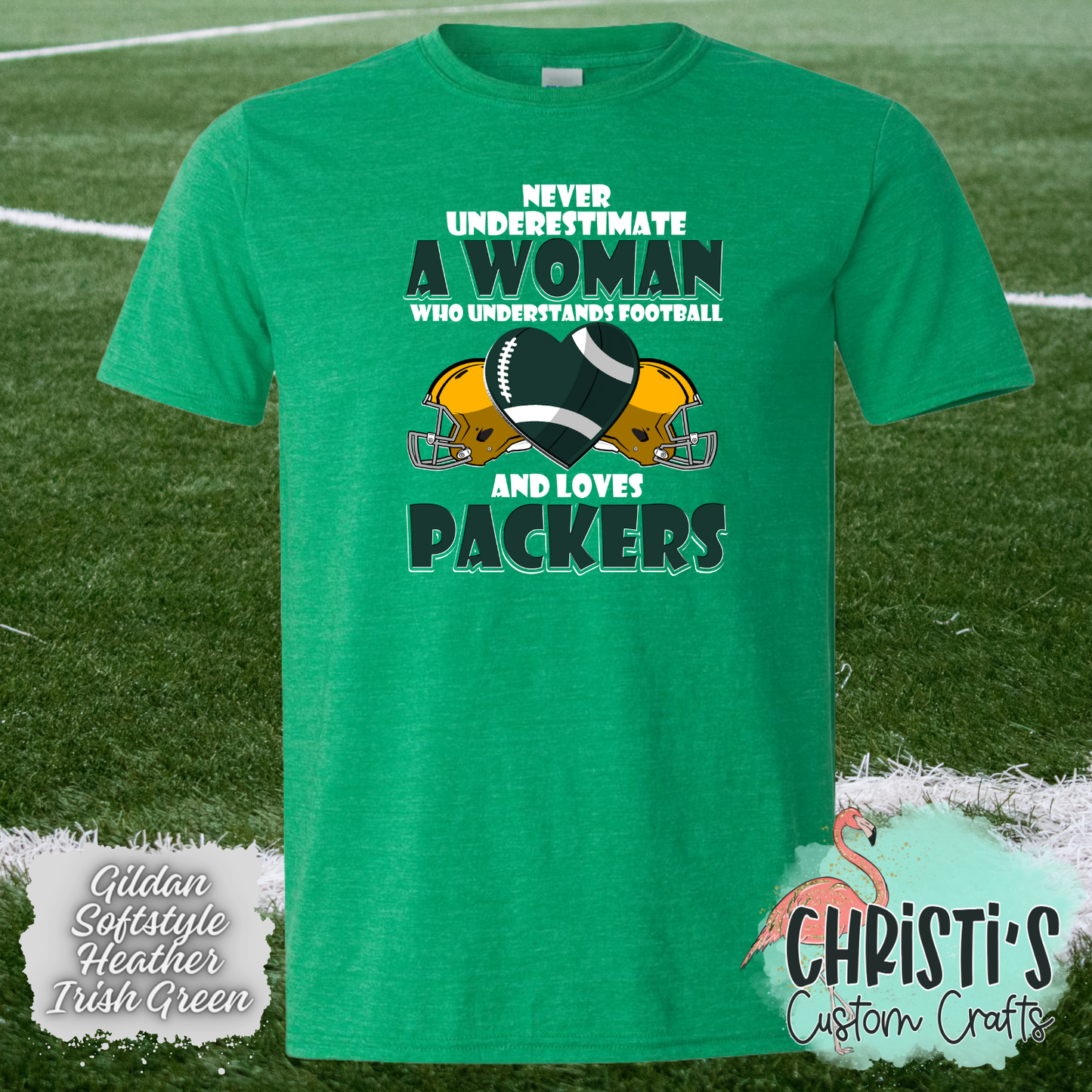 Never underestimate a woman who understands football and loves the Packers