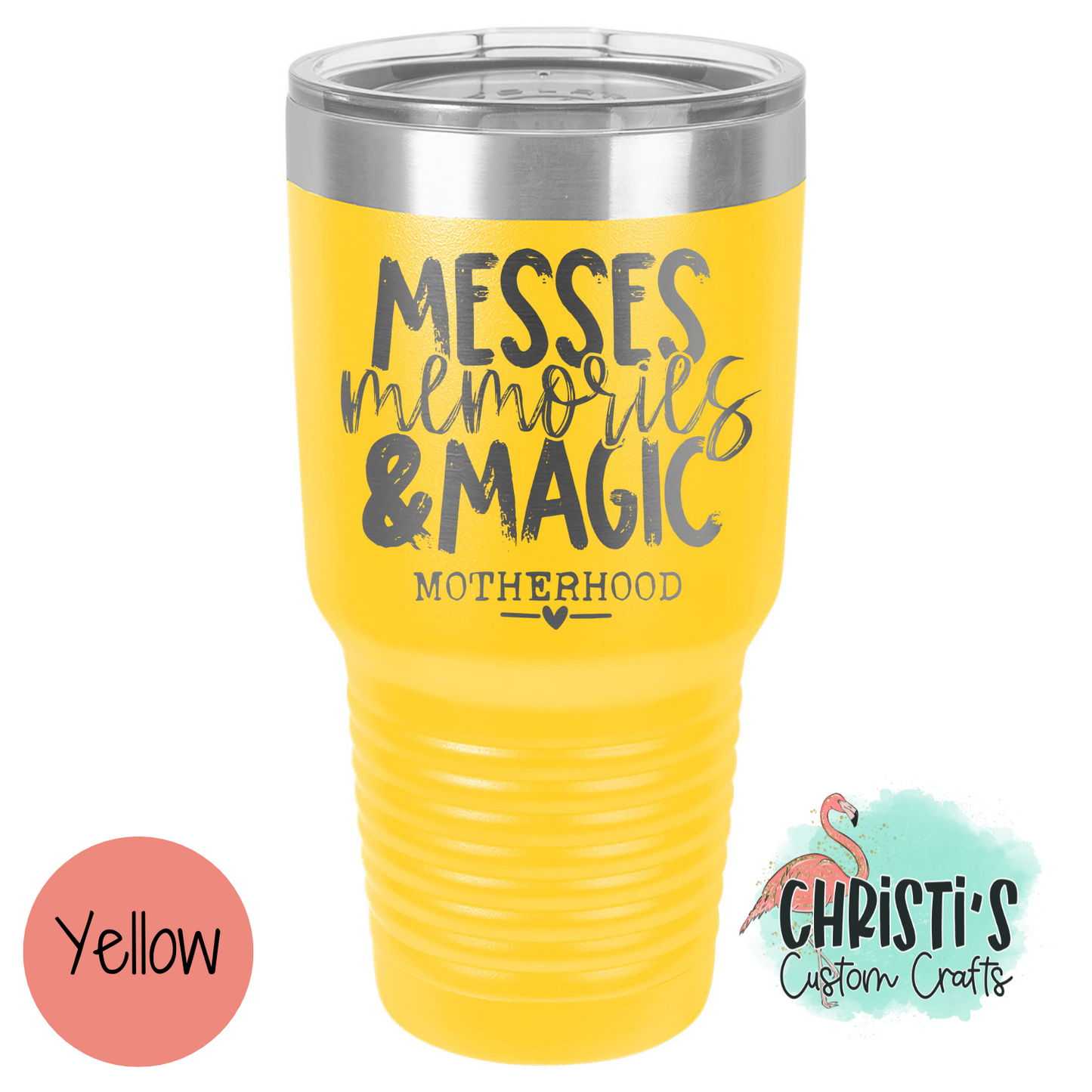 Messes Memories & Magic Powder Coated Tumblers