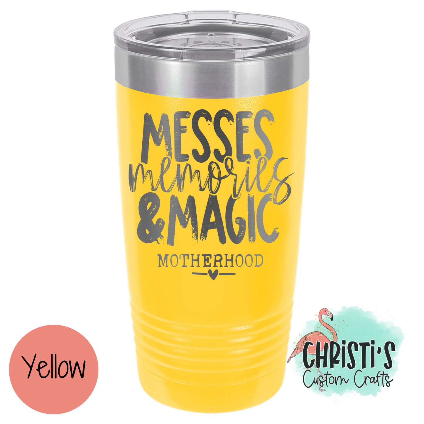 Messes Memories & Magic Powder Coated Tumblers