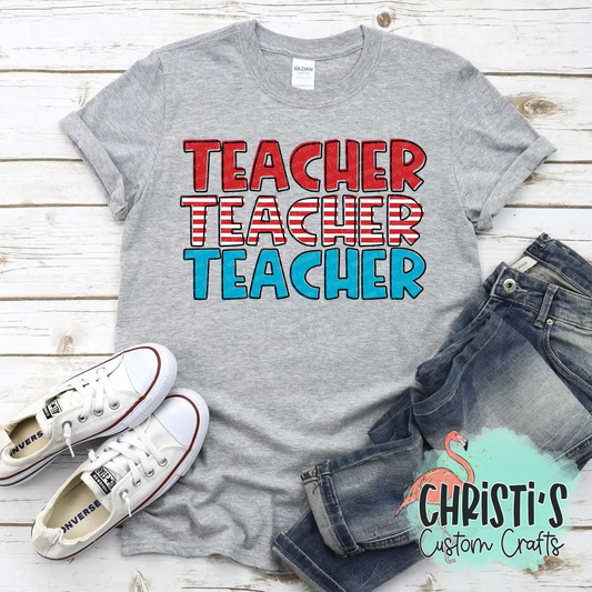 Teacher (Triple stacked)