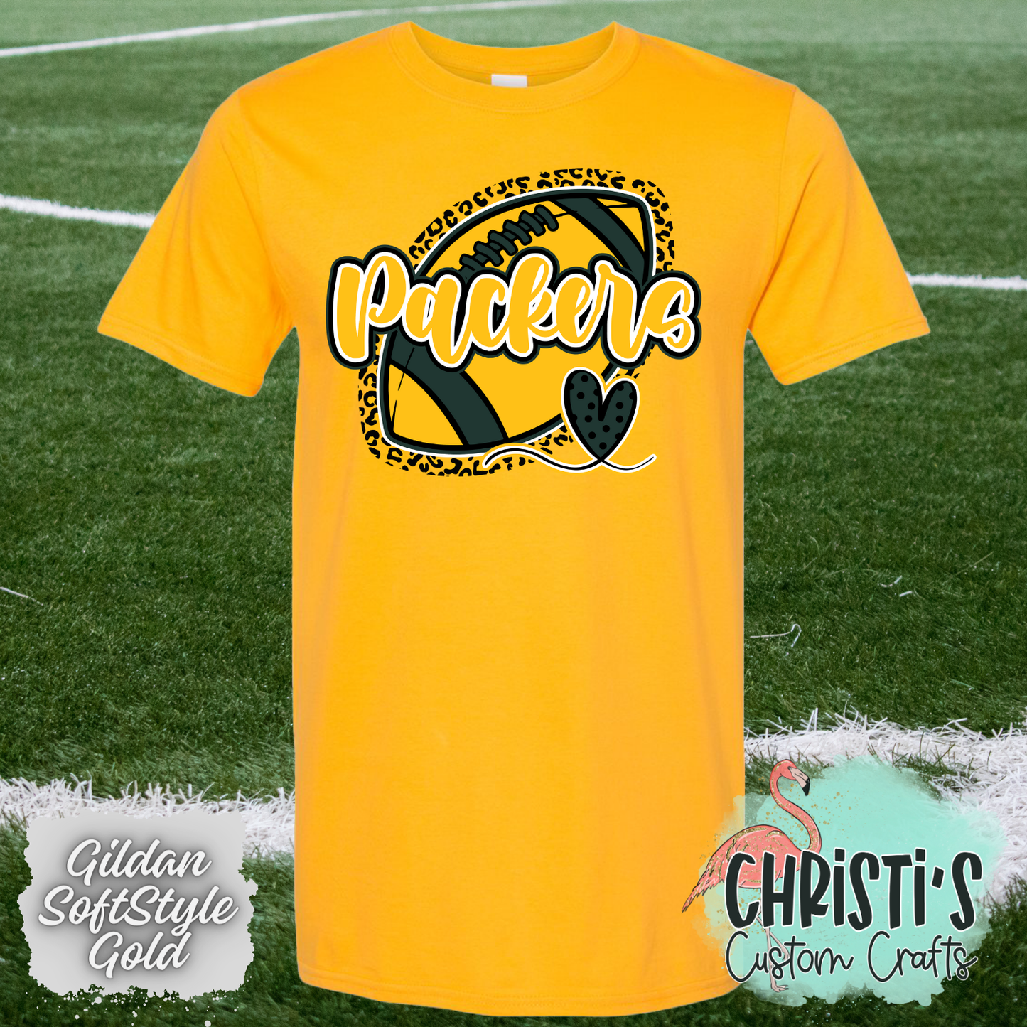 Leopard outline Football
