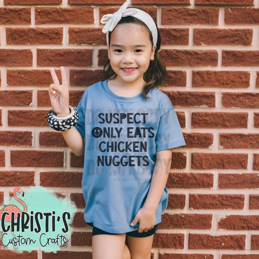 Suspect only eats chicken nuggets