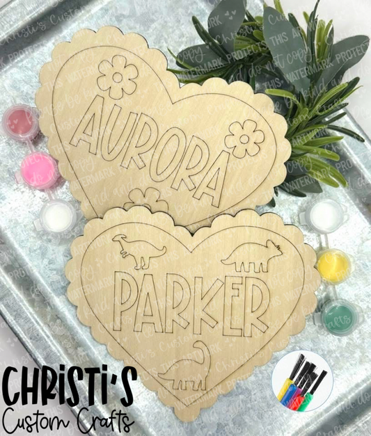 Custom DIY Valentine’s Heart