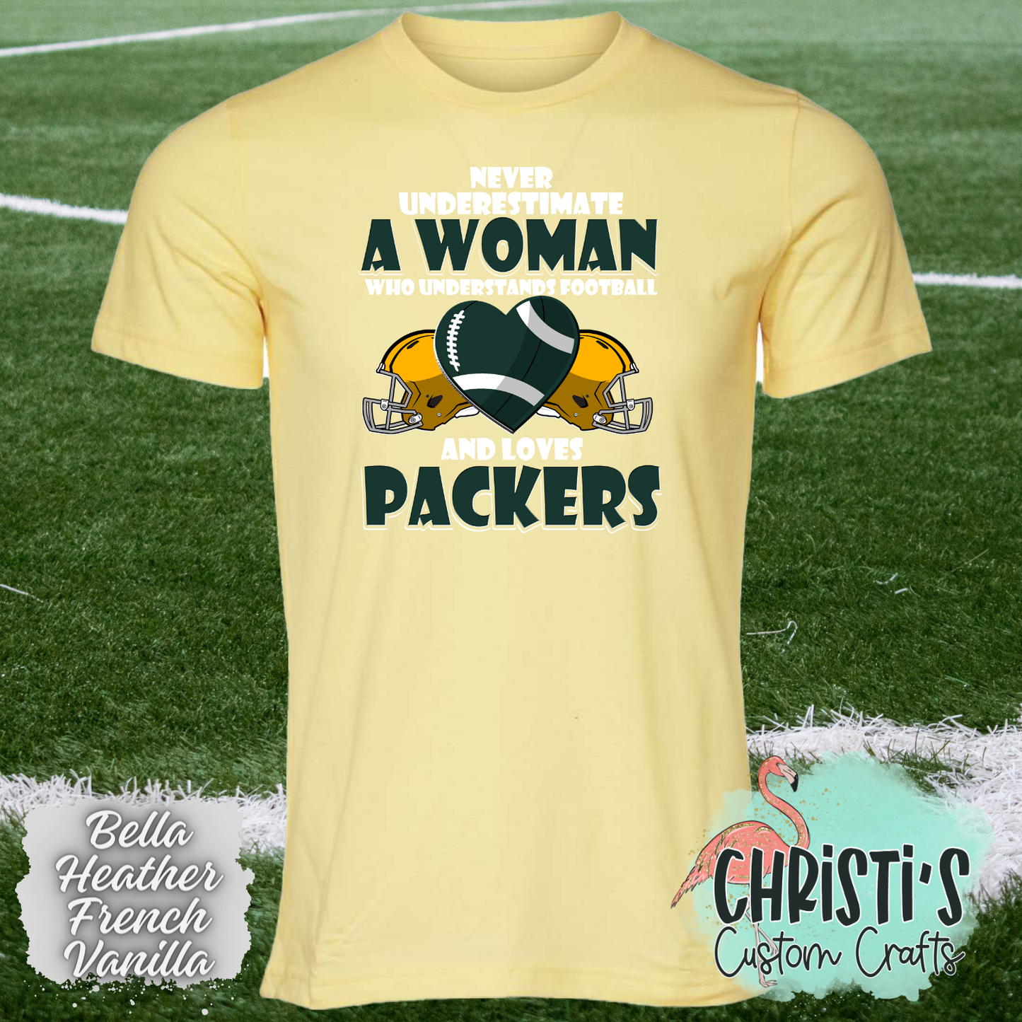 Never underestimate a woman who understands football and loves the Packers