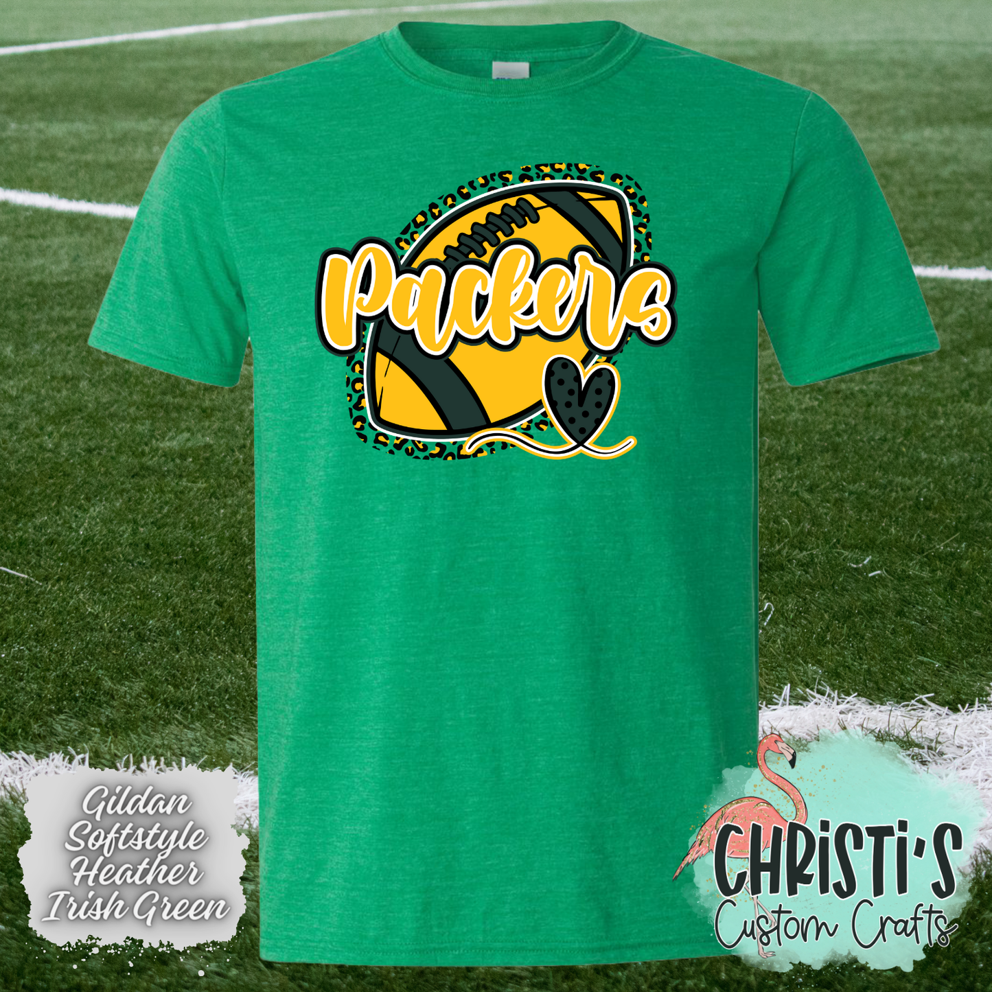 Leopard outline Football