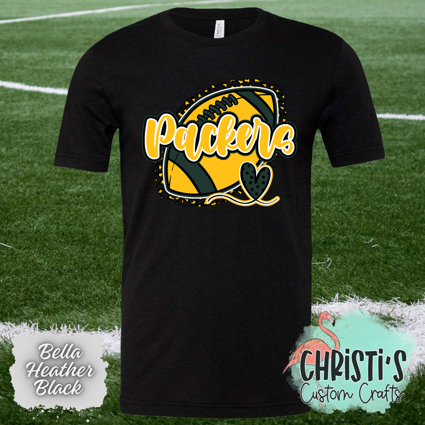 Leopard outline Football