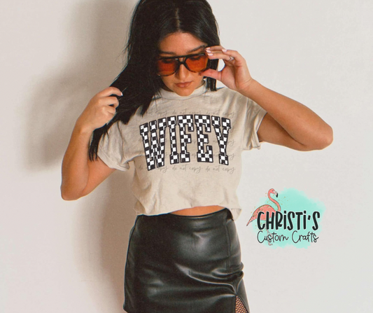 Checkered WIFEY