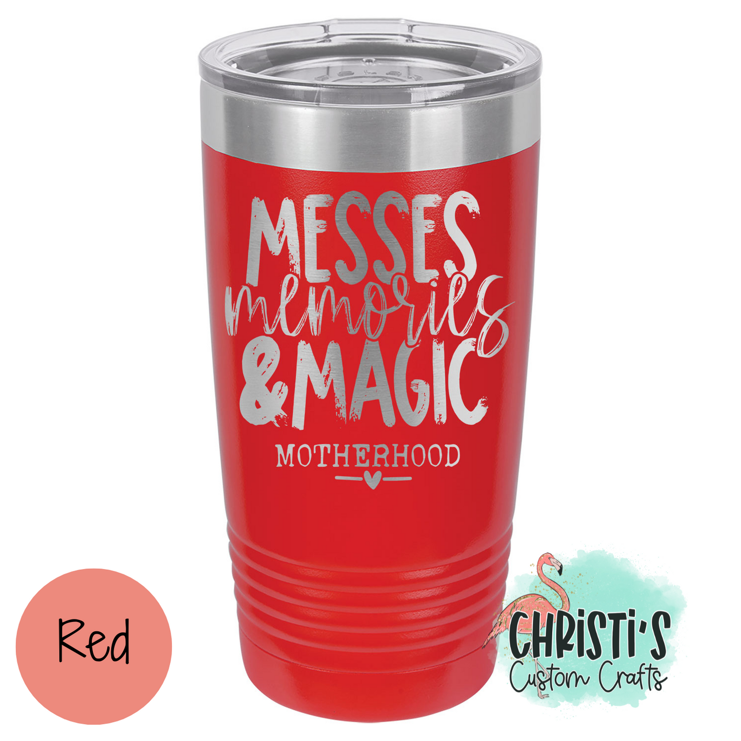 Messes Memories & Magic Powder Coated Tumblers