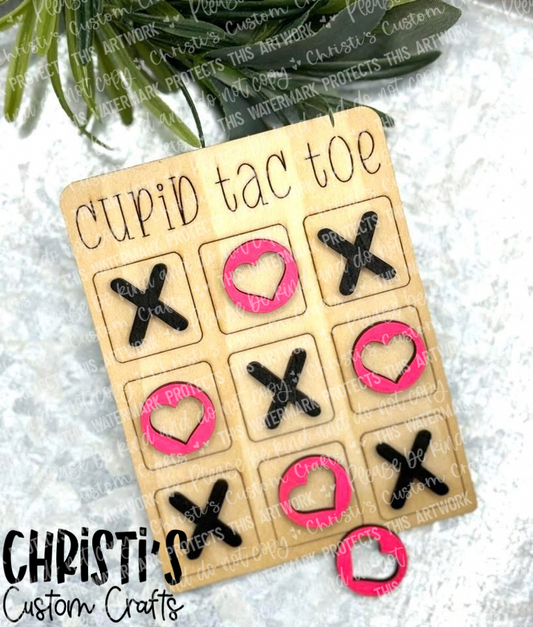 Tic Tac Toe Wooden Board Game