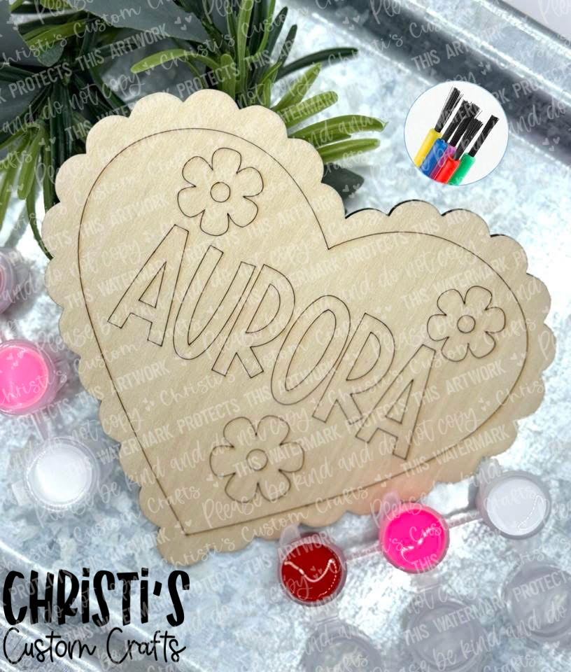 Custom DIY Valentine’s Heart