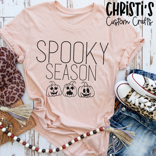 Spooky Season Jack o lantern trio
