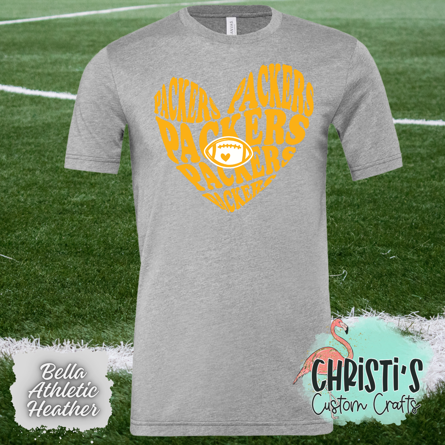 Packers repeat Heart Shape