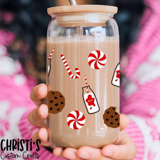 Peppermints Milk and Cookies