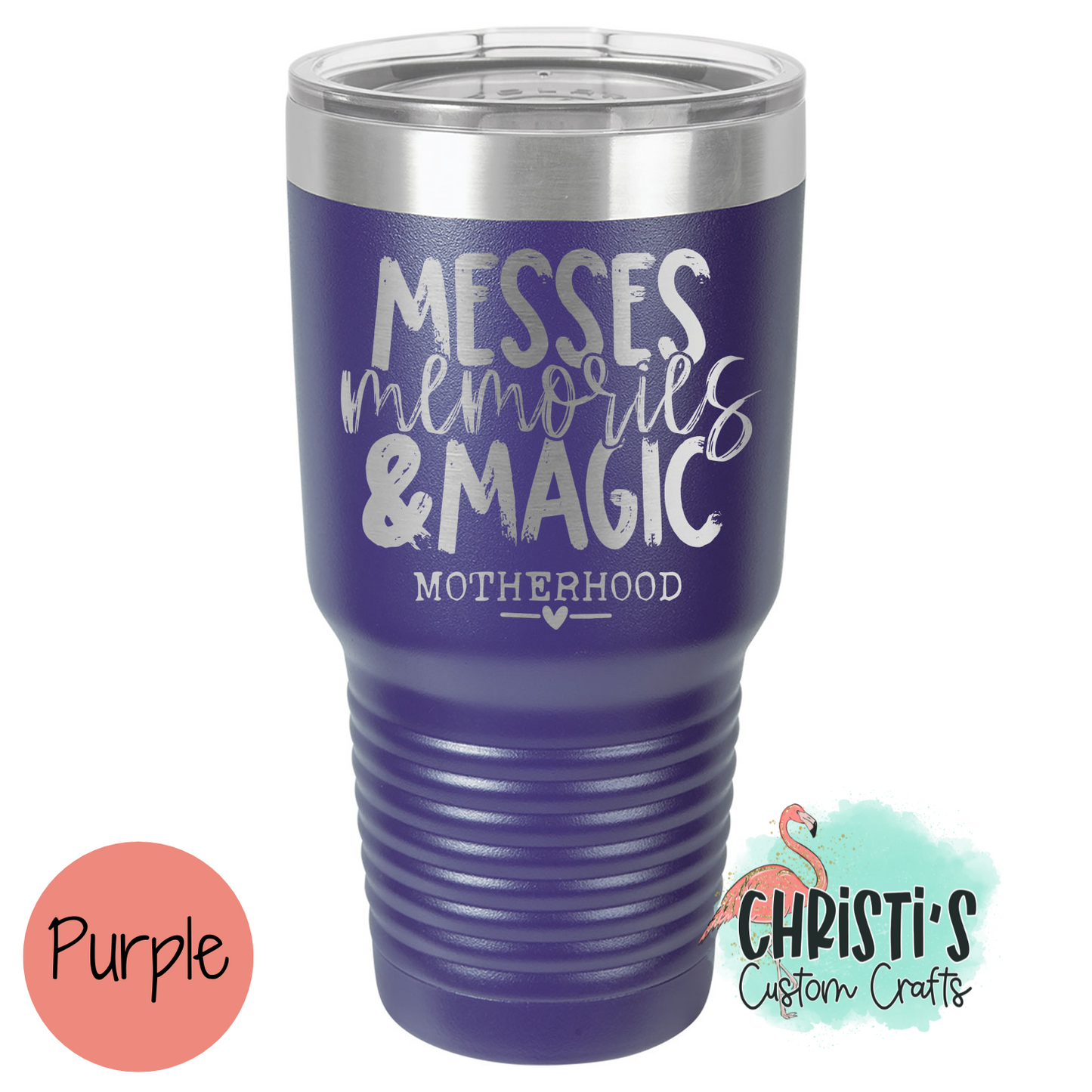 Messes Memories & Magic Powder Coated Tumblers
