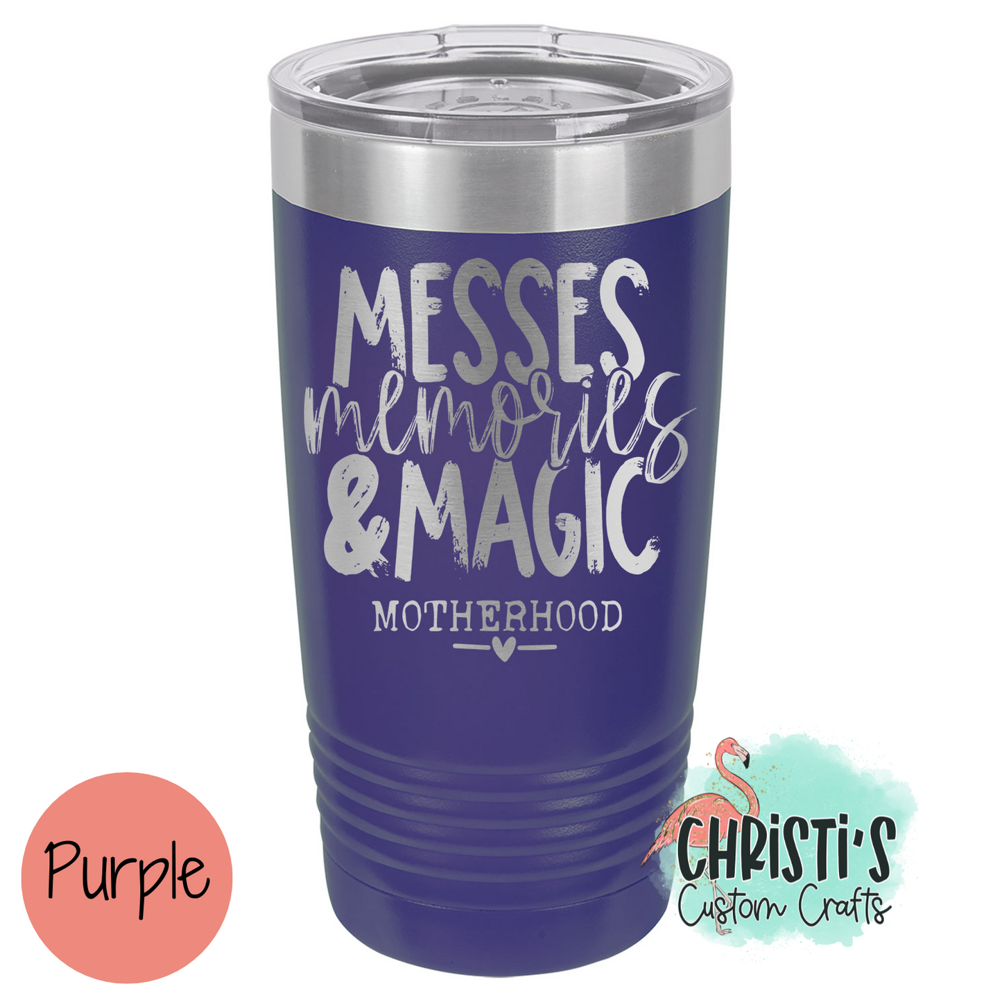 Messes Memories & Magic Powder Coated Tumblers