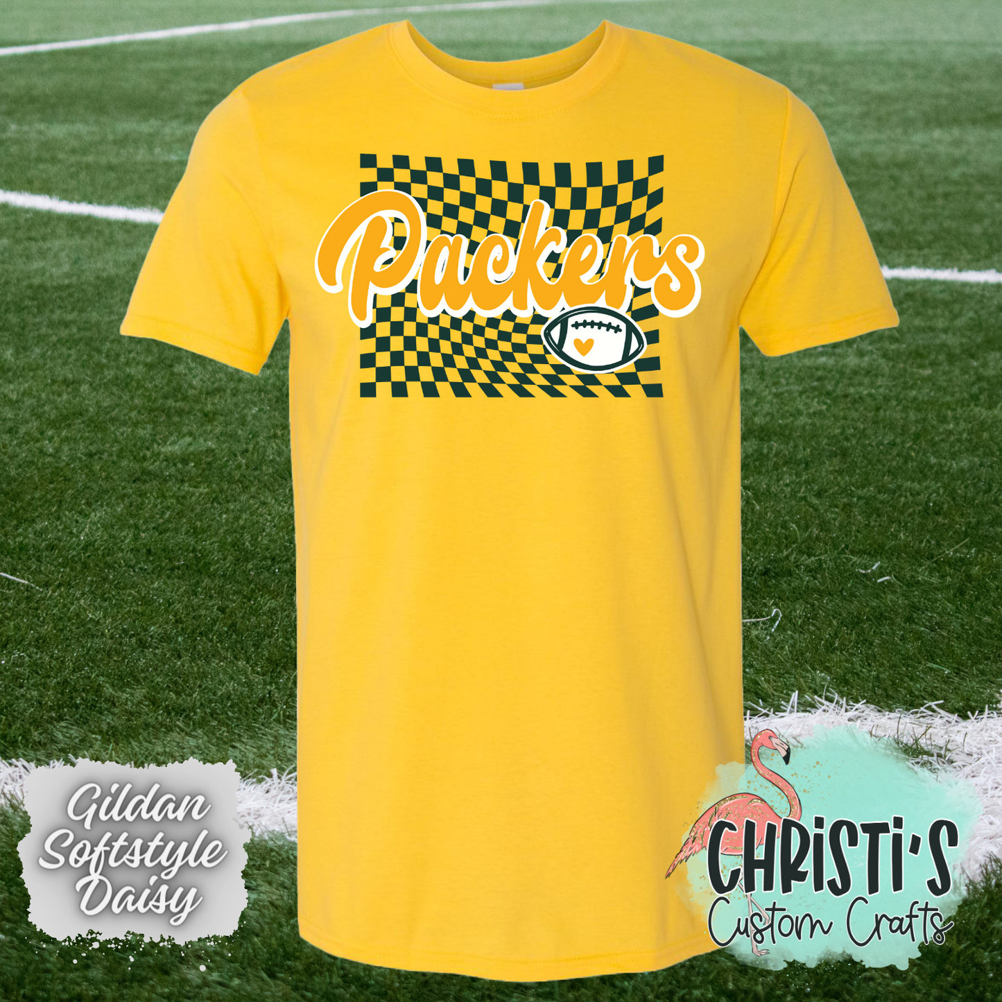 Checkered Background Packers