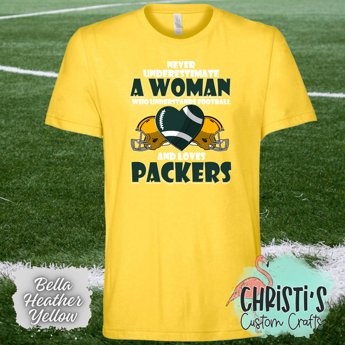 Never underestimate a woman who understands football and loves the Packers