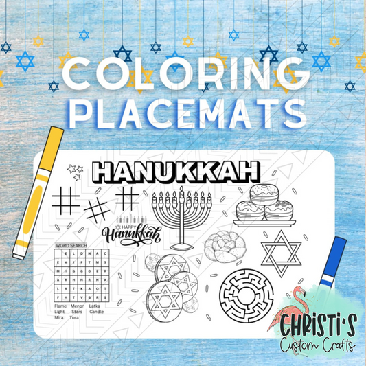 Hanukkah Placemat