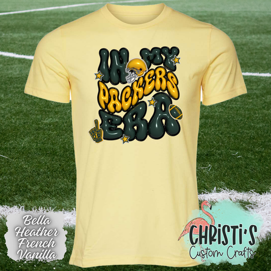 In my Packers Era (Faux 3D bubble letters)