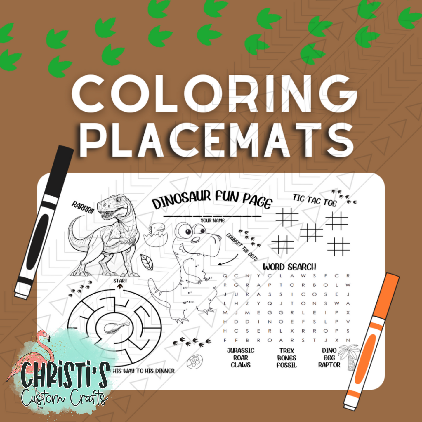Dino Placemat