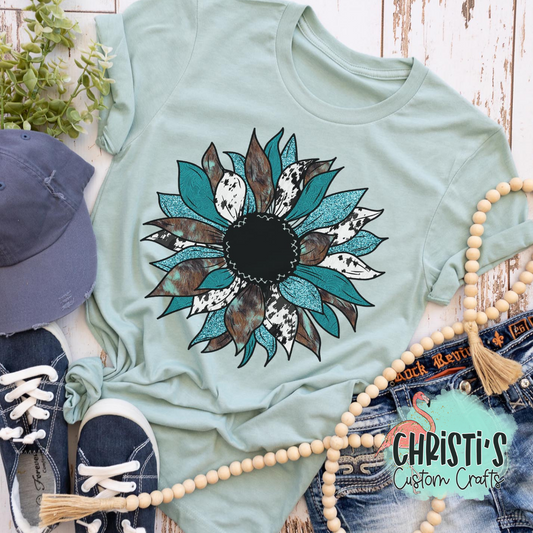Turquoise Western Sunflower