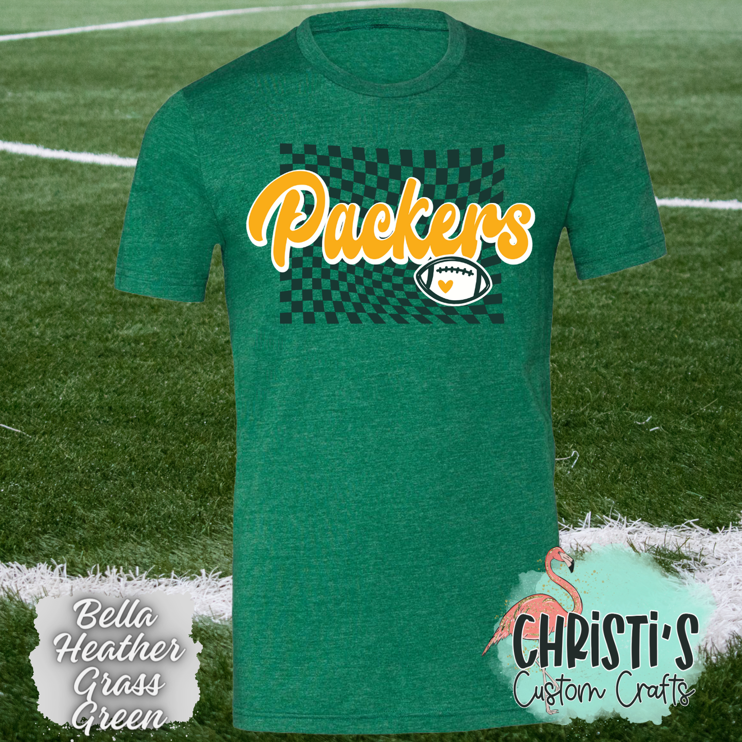 Checkered Background Packers