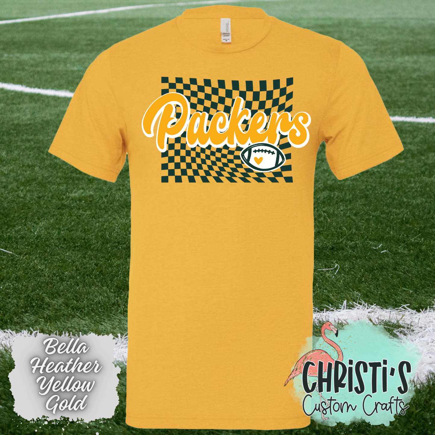 Checkered Background Packers