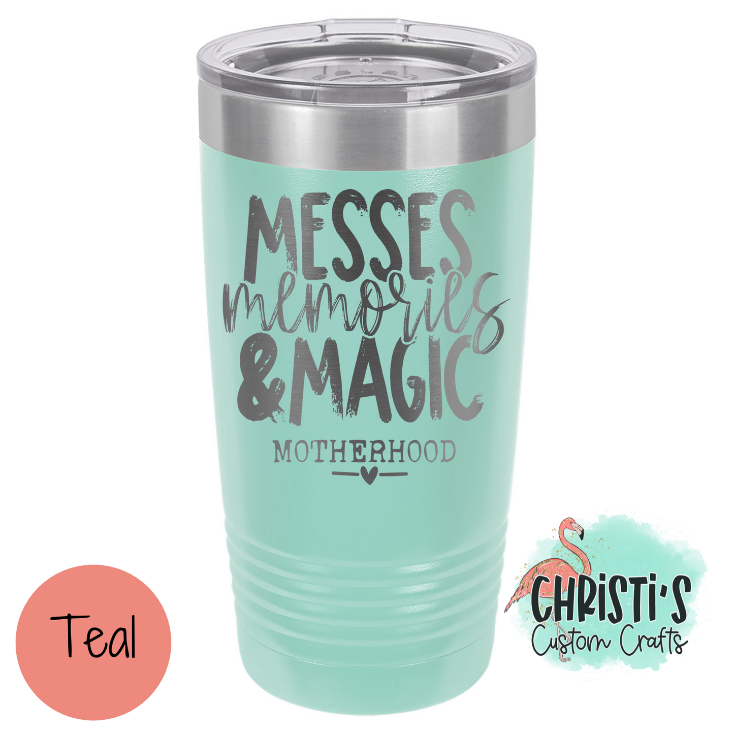 Messes Memories & Magic Powder Coated Tumblers
