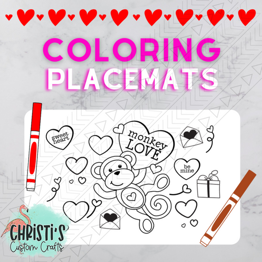 Monkey Love Placemat