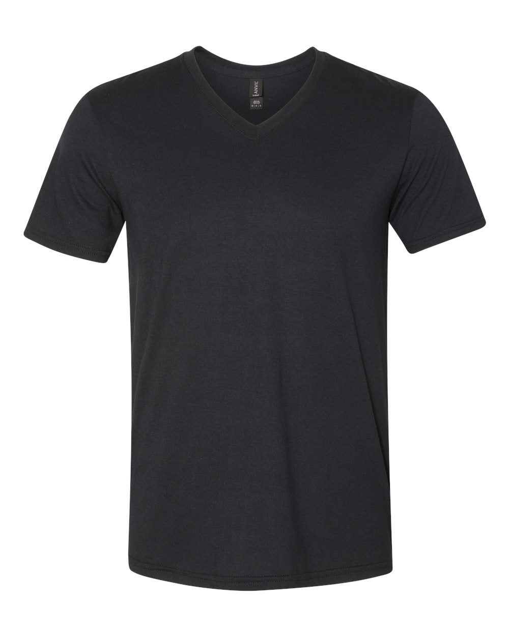 Black Vneck (Anvil)
