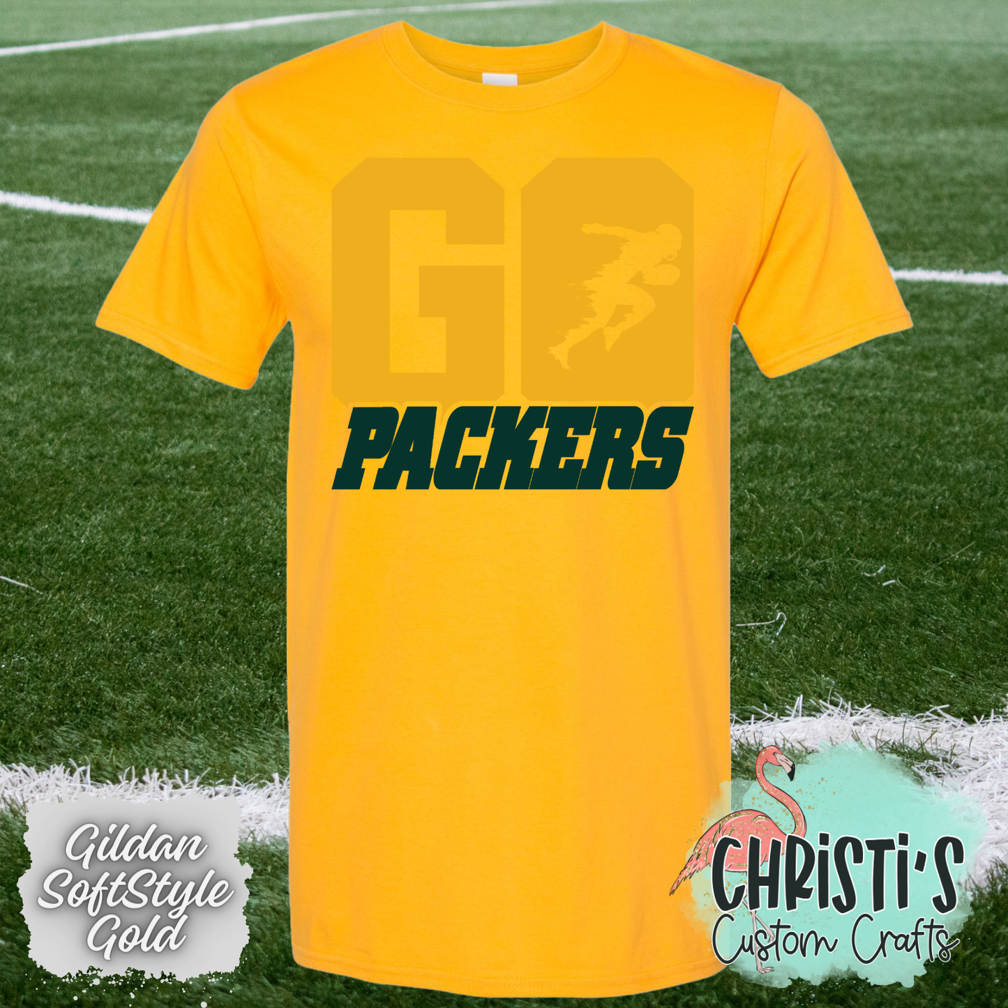 GO PACKERS (player cutout)
