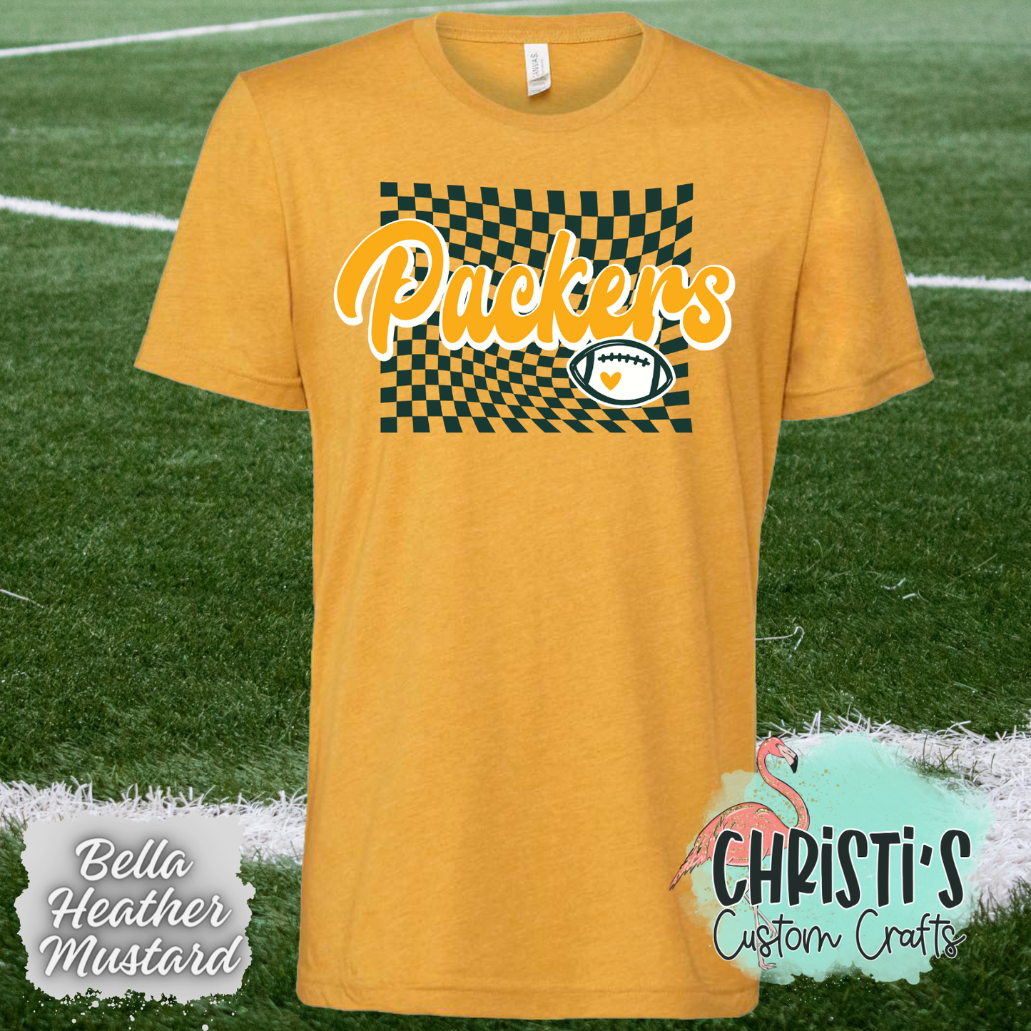 Checkered Background Packers