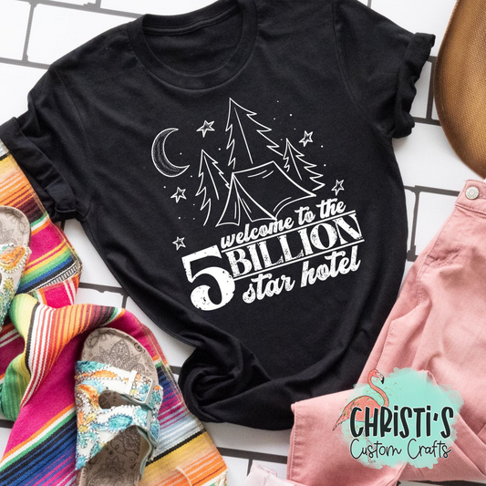Welcome to the 5 billion star hotel