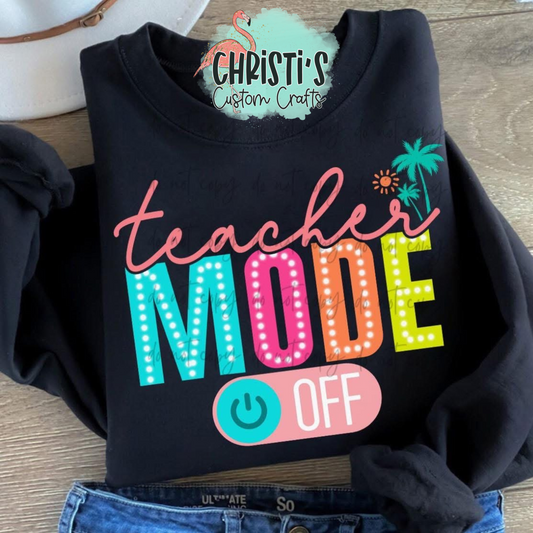 Teacher Mode Switch Off